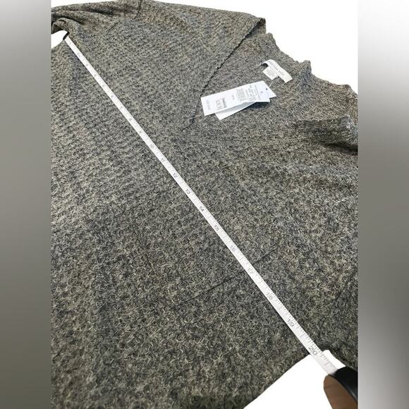 American Eagle Hunter Green Waffle-Knit Comfy Lightweight Basic Tunic-‎ Medium - Picture 6 of 11